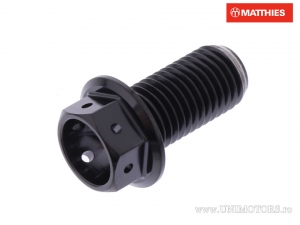 Hexagonal Cap Screw Pro Bolt M10 x 1.25 x 20 mm Titanium Racing Black - JM