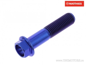 Hexagonal Cap Screw Pro Bolt M10 x 1.25 x 45 mm Blue Titanium - JM