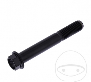 Hexagonal Cap Screw Pro Bolt M10 x 1.25 x 65 mm Stainless Steel A4 Black - JM