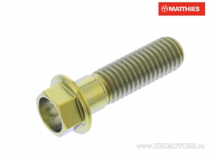 Hexagonal Cap Screw Pro Bolt M10 x 1.50 x 35 mm Titanium Gold - JM