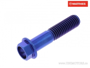 Hexagonal Cap Screw Pro Bolt M10 x 1.50 x 45 mm Blue Titanium - JM