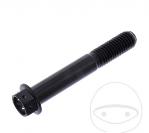 Hexagonal Cap Screw Pro Bolt M10 x 1.50 x 65 mm Stainless Steel A4 Racing Black - JM