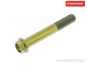 Hexagonal Cap Screw Pro Bolt M12 x 1.25 x 80 mm Titanium Gold - JM