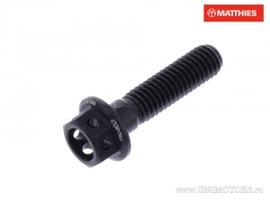 Hexagonal Cap Screw Pro Bolt M5 x 0.80 x 20 mm Aluminum Racing Black - JM