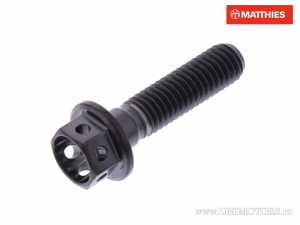Hexagonal Cap Screw Pro Bolt M5 x 0.80 x 20 mm Titanium Racing Black - JM