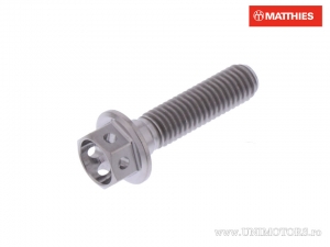 Hexagonal Cap Screw Pro Bolt M5 x 0.80 x 20 mm Titanium Racing Grip - JM