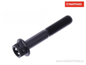 Hexagonal Cap Screw Pro Bolt M5 x 0.80 x 30 mm Aluminum Racing Black - JM