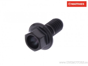 Hexagonal Cap Screw Pro Bolt M6 x 1.00 x 12 mm Black Titanium - JM