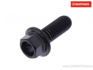 Hexagonal Cap Screw Pro Bolt M6 x 1.00 x 16 mm Black Titanium - JM