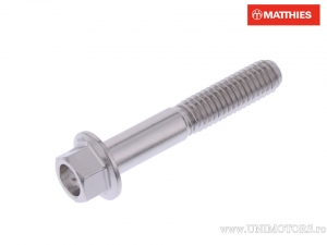 Hexagonal Cap Screw Pro Bolt M6 x 1.00 x 35 mm Stainless Steel A4 Silver - JM