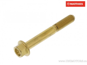 Hexagonal Cap Screw Pro Bolt M6 x 1.00 x 45 mm Stainless Steel A4 Gold - JM