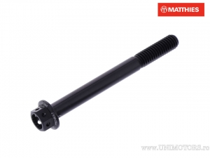 Hexagonal Cap Screw Pro Bolt M6 x 1.00 x 60 mm Aluminum Racing Black - JM