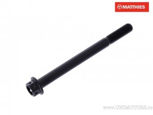 Hexagonal Cap Screw Pro Bolt M6 x 1.00 x 70 mm Aluminum Racing Black - JM