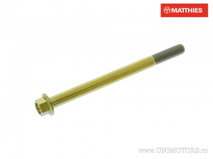 Hexagonal Cap Screw Pro Bolt M6 x 1.00 x 80 mm Titanium Gold - JM