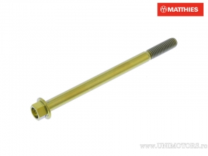 Hexagonal Cap Screw Pro Bolt M6 x 1.00 x 85 mm Gold Titanium - JM