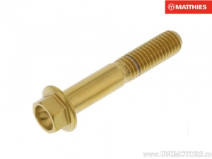 Hexagonal Cap Screw Pro Bolt M8 x 1.25 x 45 mm Stainless Steel A4 Gold - JM