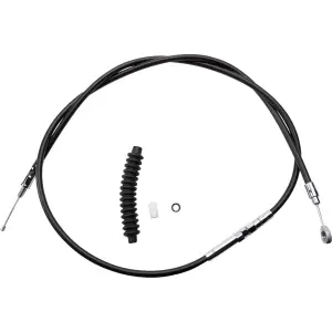 High-Efficiency Black Vinyl Clutch Cable - Black - +10 cm (4") - 06521409