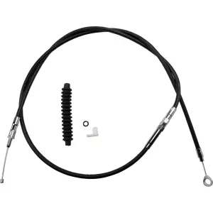 High-Efficiency Black Vinyl Clutch Cable - Black - +15,2 cm (6") - 06521438
