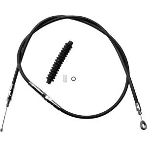 High-Efficiency Black Vinyl Clutch Cable - Black - Standard - 06521413