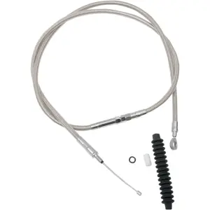 High-Efficiency Braided Stainless Steel Clutch Cable - Chrome - Standard - 06521481