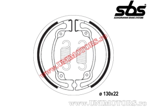Hintere Bremsbeläge - 130x22mm SBS 2042 - (SBS)