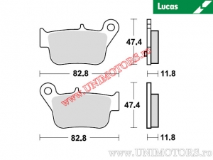 Hintere Bremsbeläge - MCB873SRM gesintert SRM - Lucas TRW
