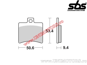 Hintere Bremsbeläge - SBS 152MS (metallisch / gesintert) - (SBS)