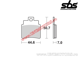 Hintere Bremsbeläge - SBS 775SI (metallisch / gesintert) - (SBS)