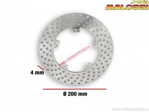 Hinterer Bremsscheibe MHR (Außendurchmesser 200 / Dicke 4mm) - Gilera DNA 50 2T LC ('00->) - Malossi