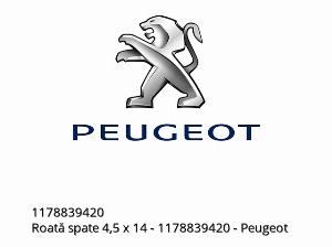 Hinterrad 4,5 x 14 - 1178839420 - Peugeot
