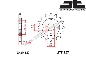 Honda VT 125 Shadow Chain Kit - (DID / JT)