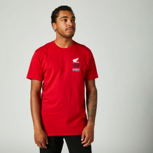 HONDA WING PREMIUM TEE RED: Maat - M