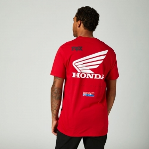 HONDA WING PREMIUM TEE RED: Maat - M