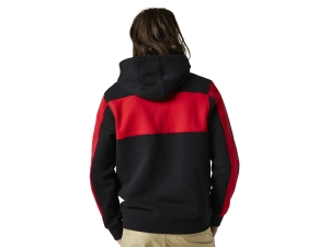 HONDA ZIP FLEECE [BLK/RD]: Talla - XL