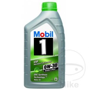 Huile moteur 0W30 ESP 1L Mobil - JM