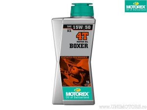 Huile Motorex Boxer 4T - synthétique complet 15W50 1L