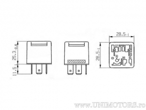 Hulprelais - BMW R 45 N ('78-'85) - Bosch