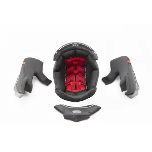 Hyper-Helm-Innenfutter - Grau, Rot - Erwachsene - 2XL - 01343807