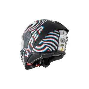 Hyper PS Helm - Blau, Rot, Weiß, Schwarz - Erwachsene - XS - 010118271