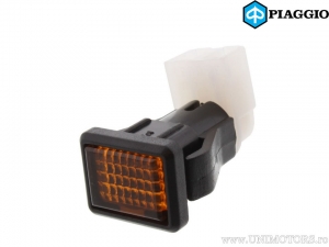 Indicador de luz laranja