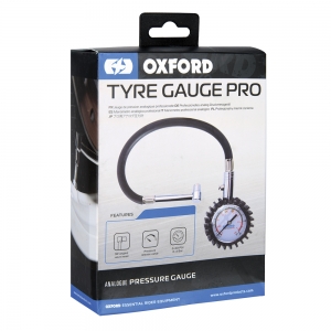 Indicador de presión de neumáticos moto, con dial - Pro (0-60 psi) - Oxford