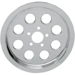 Inserção externa cromada para polia traseira - Cromado - 12010539