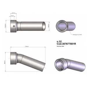 Insertie DB Killer - HONDA CBR 600 F (2007-2009) / CBR 600 RR ABS (2009-2012) / YAMAHA MT-03 ABS (2016-2020) - Leo Vince