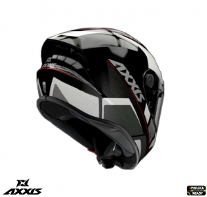 Integraalhelm Axxis model Draken S Wind B0 glanzend wit - Glanzend wit, XS (53/54cm)
