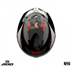 Integraalhelm Axxis model Draken S Wind B0 glanzend wit - Glanzend wit, XS (53/54cm)