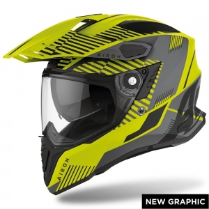 Integralhelm Airoh Commander Boost Matt Gelb: Größe - XL