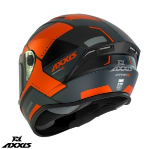 Integralhelm Axxis Modell Draken S Sonar B3 matt orange - Matt orange, S (55/56cm)