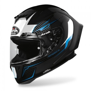 Integralhelm GP 550 S Venom Glänzend Schwarz: Größe - L