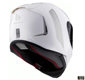 Integralhelm MT Revenge 2 A0 glänzend weiß - Glänzend weiß, XS (53/54cm)