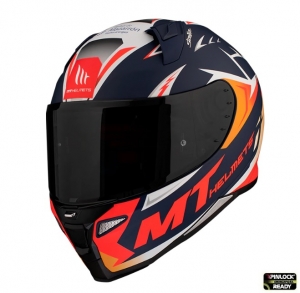 Integralhelm MT Revenge 2 Acosta A37 mattblau - Mattblau, M (57/58cm)